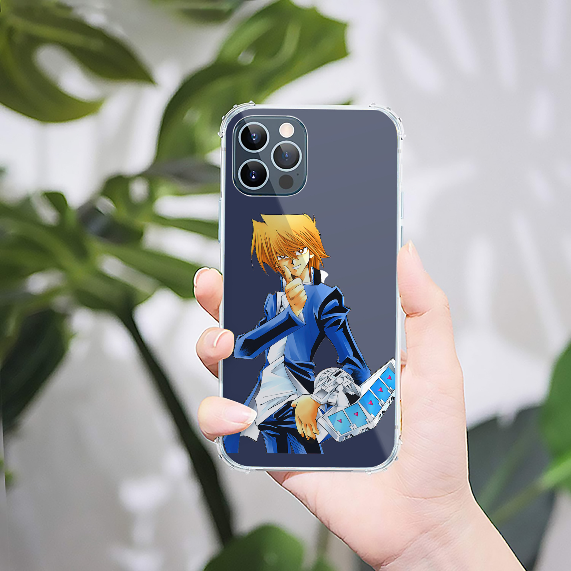 （画像用） 遊☆戯☆王 Yu-Gi-Oh! 【iPhone 12シリーズ対応】透明スマホケース（クリアソフトケース）